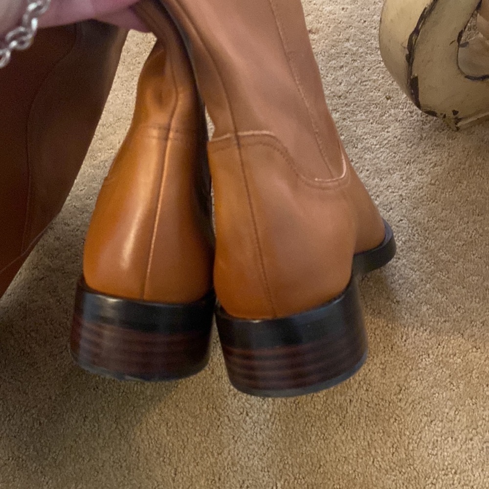 J Crew Leather over-the-knee riding boots BA769 - Picture 5 of 7